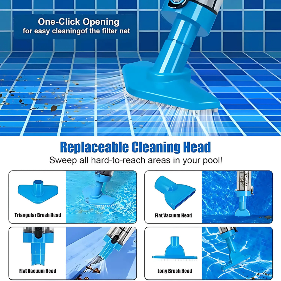 PoolCleaner Wiederaufladbarer Handstaubsauger Für Schwimmbecken