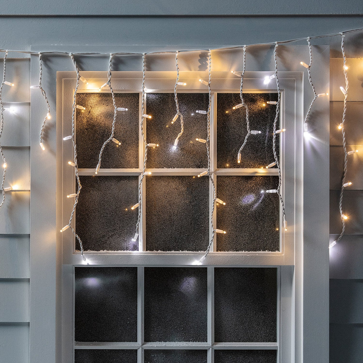 Pro Connect LED-Eiszapfen-Lichterkette glitzernd IP67 – 2 m