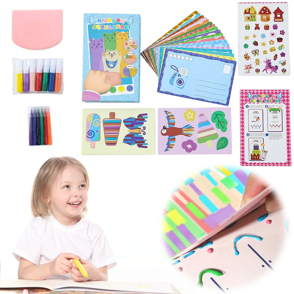 PaintKit – Wischtechnik-Malset ohne Chaos für Kinder