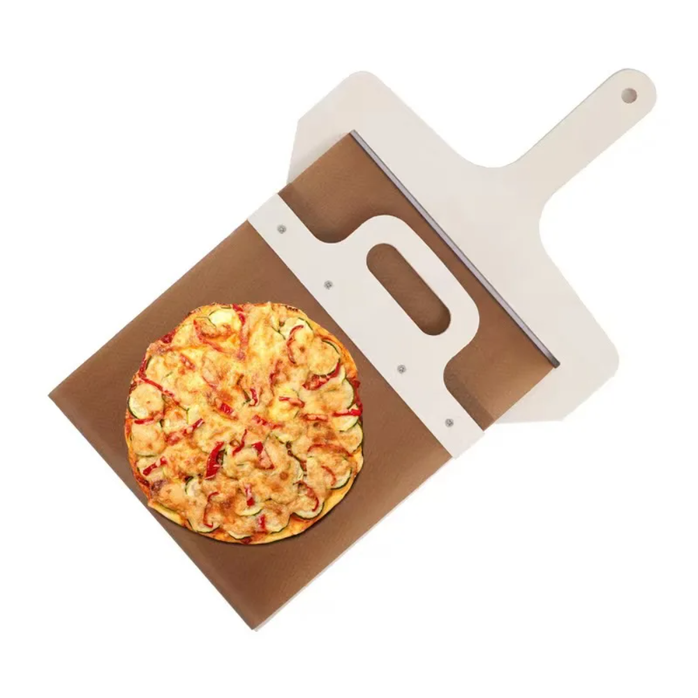 PizzaPeel Nahaufnahme Schiebemechanismus