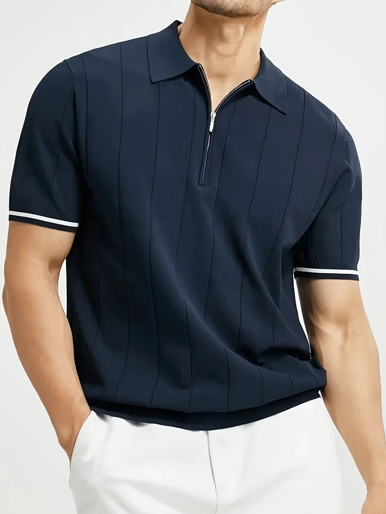 CuffPolo Poloshirt Materialdetail