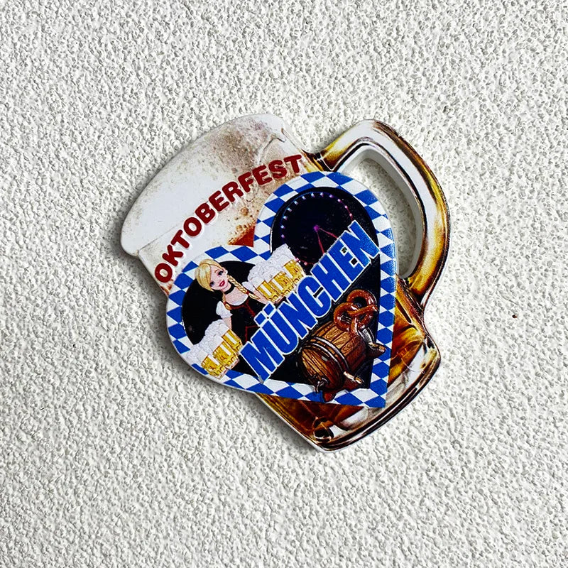 Kühlschrankmagnet München 3D, Souvenir 2er-Set