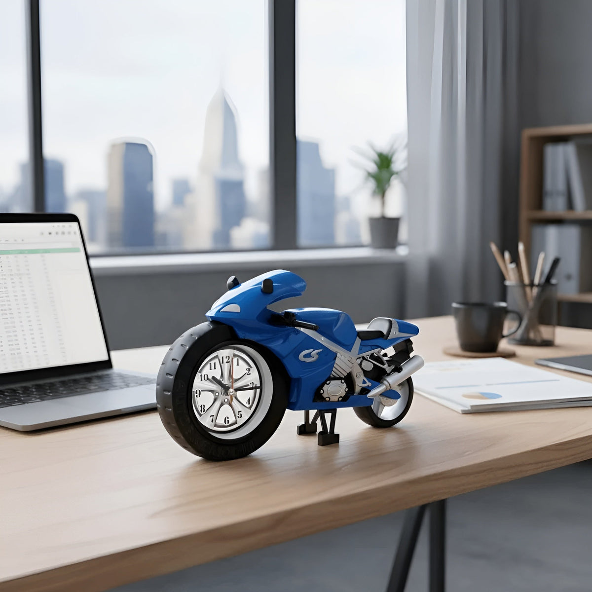 RacerClock Motorrad-Design Wecker