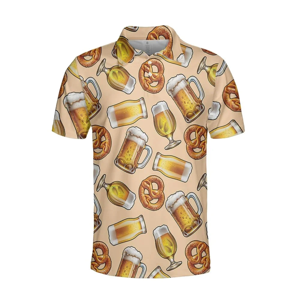 Oktoberfest Poloshirt, Trachten Look Unisex S-4XL