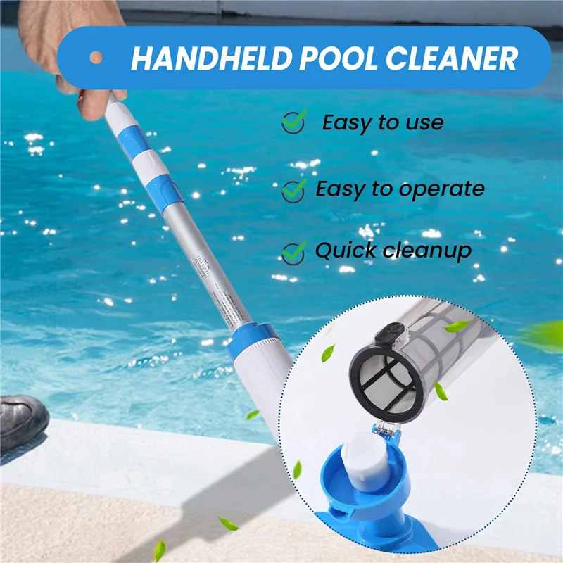 PoolCleaner Wiederaufladbarer Handstaubsauger Für Schwimmbecken