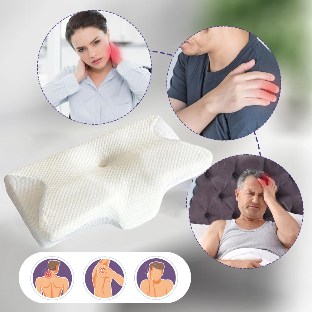 CurvePillow Ergonomisches Nackenstützkissen, Atmungsaktiv