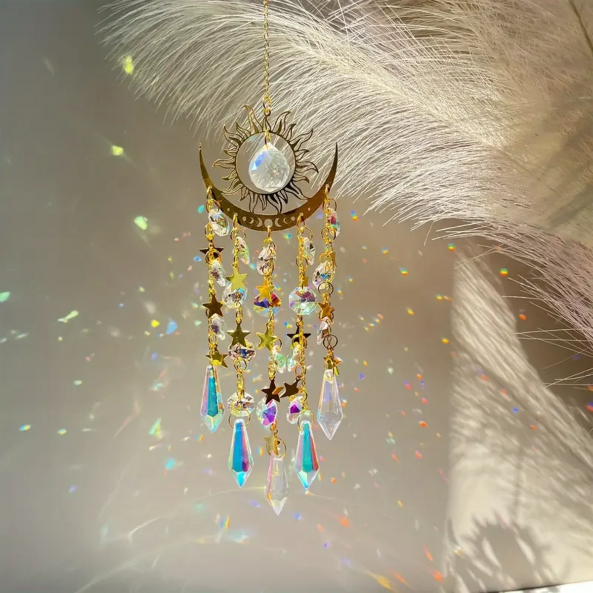 LightCatcher – Crystal Suncatcher Hanging Decoration, Set of 2