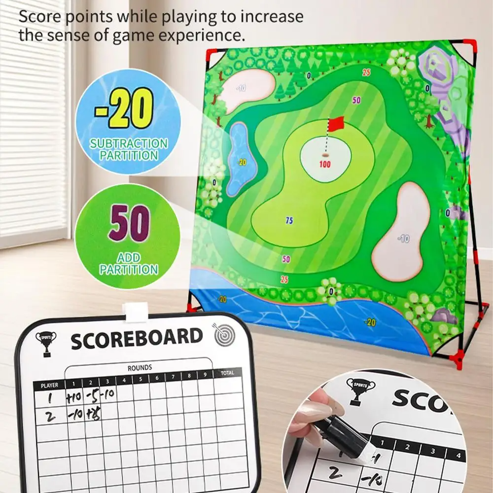 PortableGolf Chipping Und Putting Set Für Indoor Und Outdoor