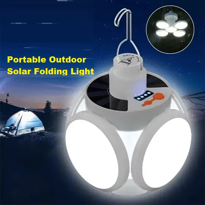 SolarLamp – Tragbare Solar LED Faltpaneel-Notlampe