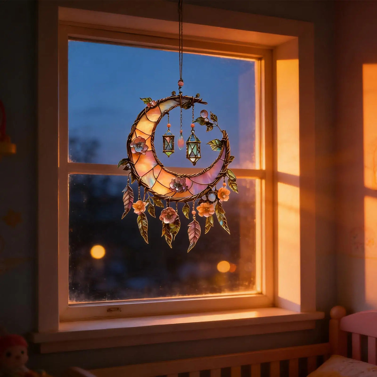 WindowSuncatcher Design Mond am Fenster