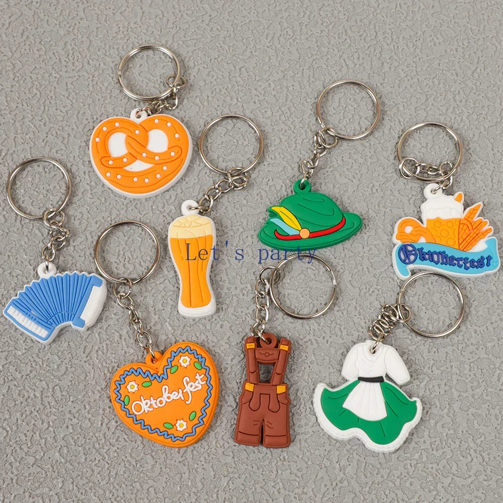 Oktoberfest Schlüsselanhänger Set, Souvenir 16-teilig