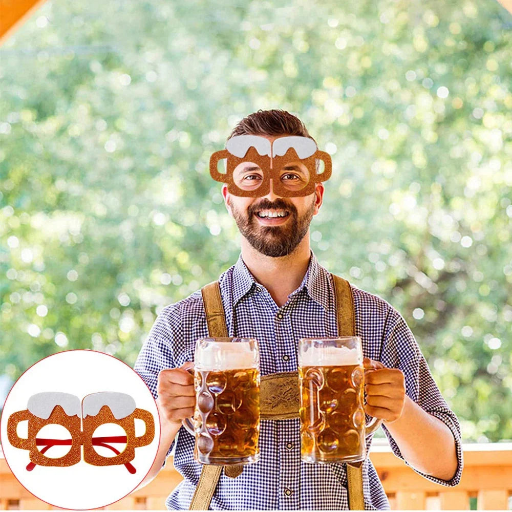 Oktoberfest Partybrillen Set, Spaßbrillen 24-teilig