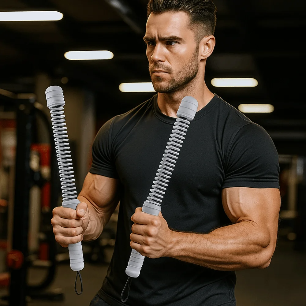 FitnessBar Verstellbarer Feder-Krafttrainer Für Oberkörper