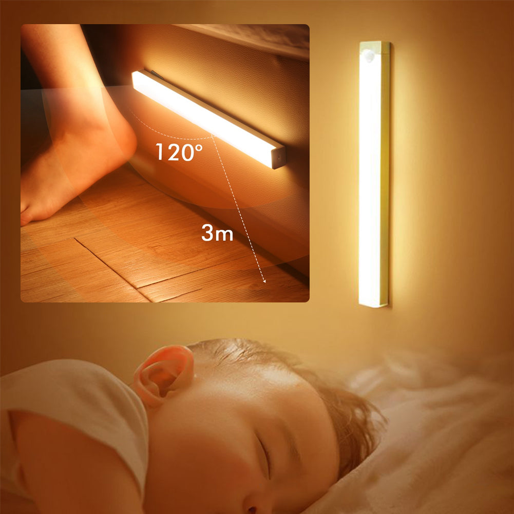 Ledsen SmartLight als Nachtlicht am Bett mit 3 Meter Sensorreichweite
