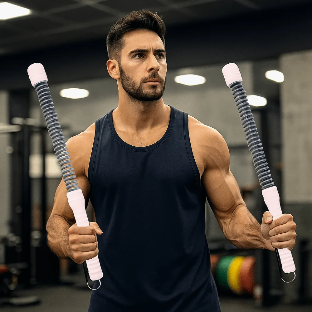 FitnessBar Verstellbarer Feder-Krafttrainer Für Oberkörper