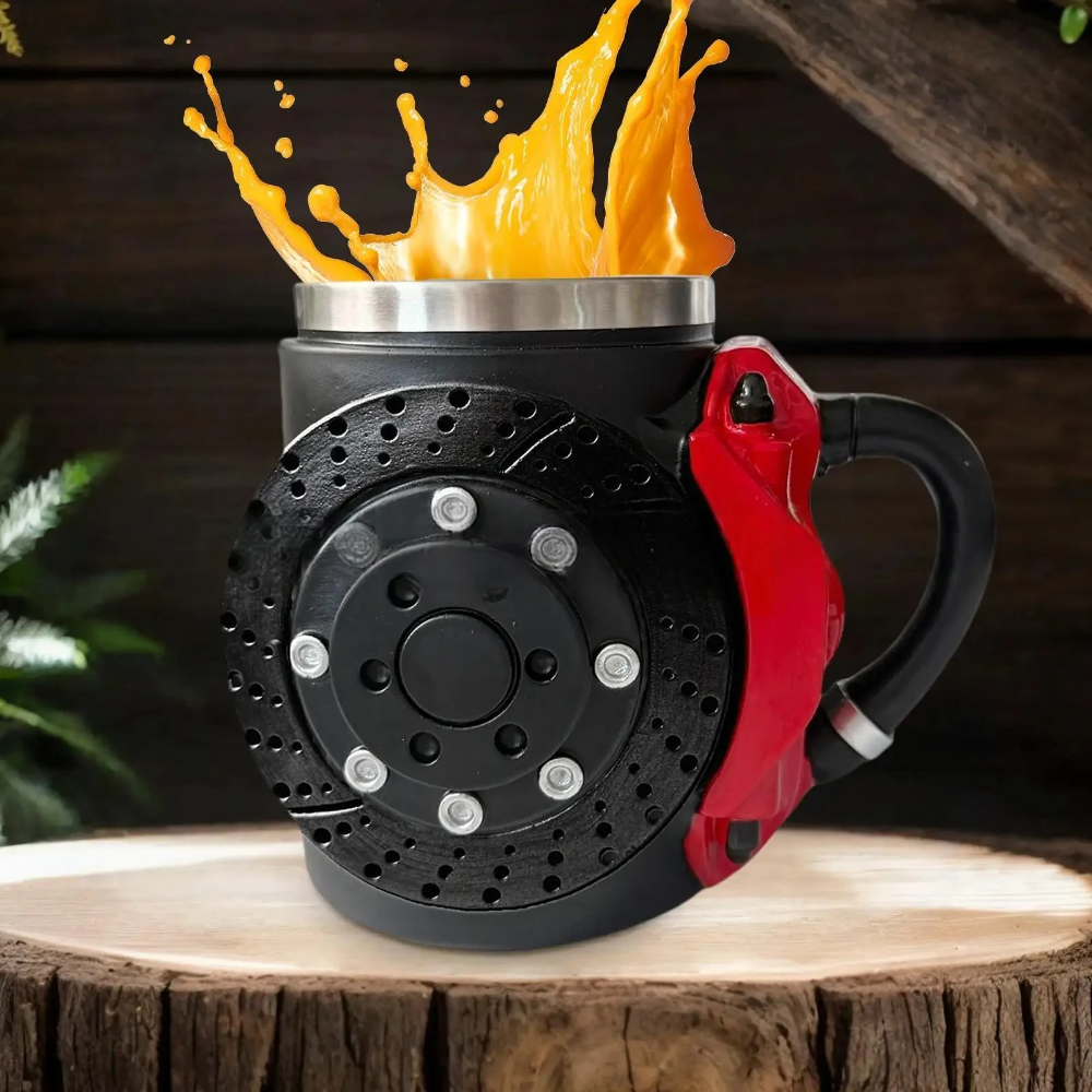 BrakeMug Kaffeetasse Im Rennsport-Design Für Autoliebhaber