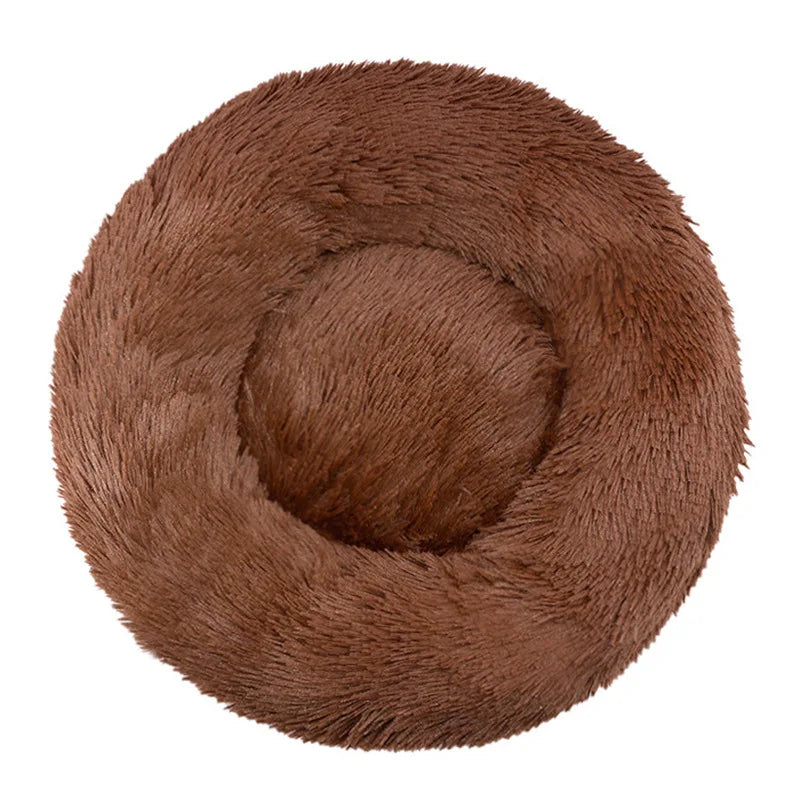 FurryBed Haustierbett Rund, Beruhigend und Waschbar