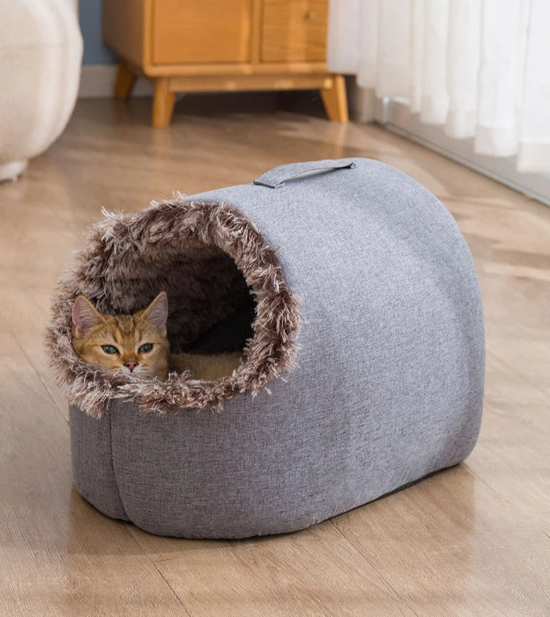 CozyCat Warmes Kuschelnest Für Katzen