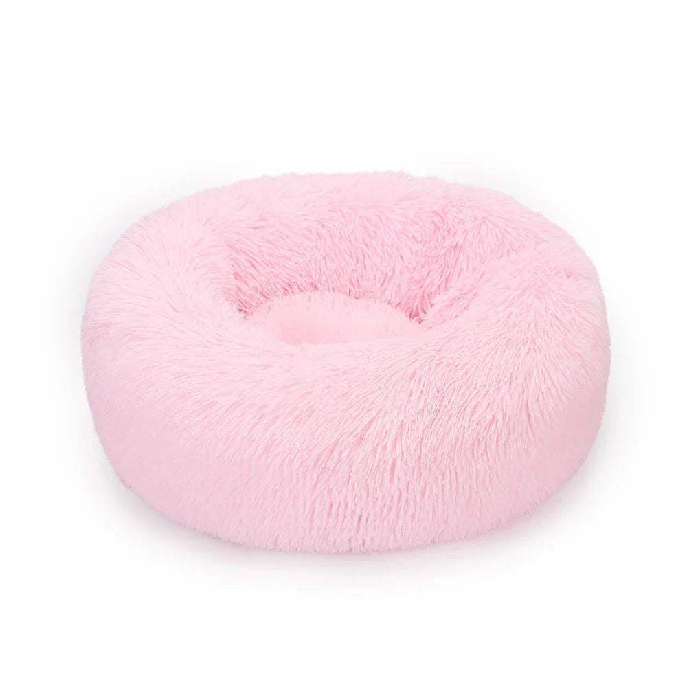 FurryBed Haustierbett Rund, Beruhigend und Waschbar