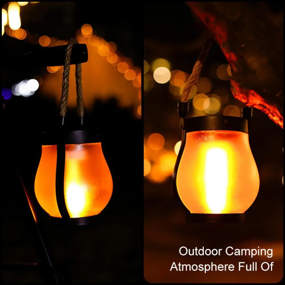 Solar Laterne mit Flackerflamme – LED Solar Gartenlaterne mit Flammeneffekt für Garten, Terrasse & Außen