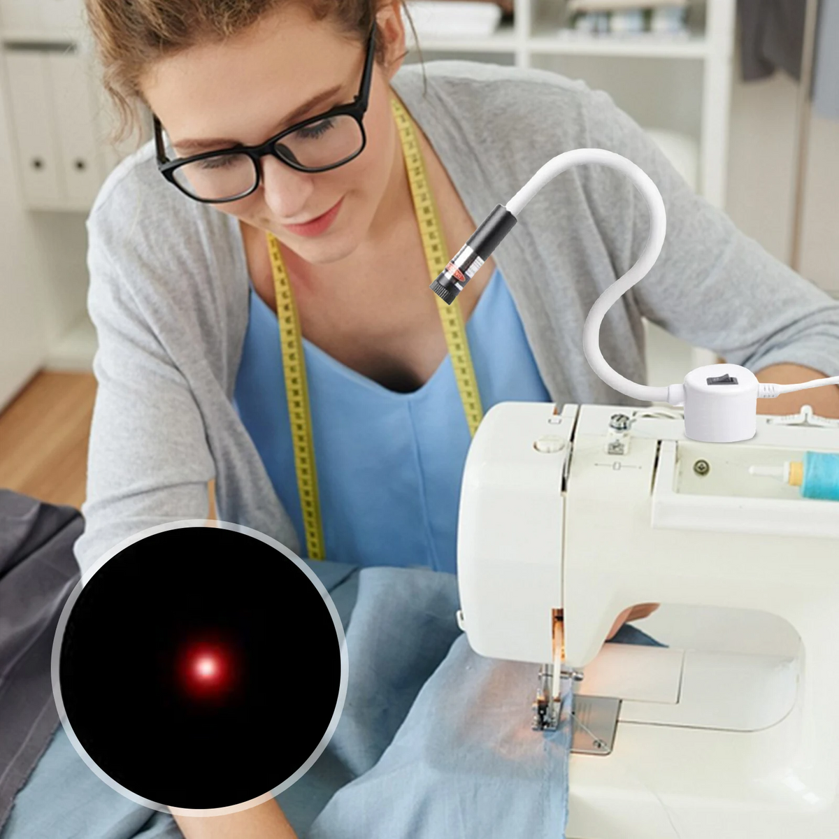 SewingLight LED Nählicht Magnetisch, Flexibler Schwanenhals
