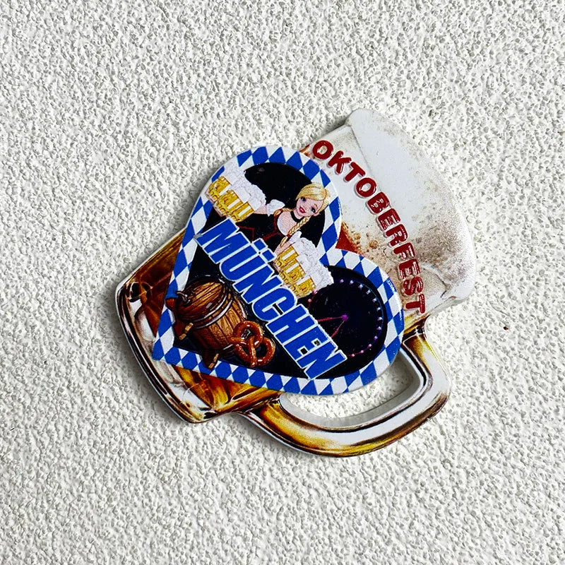 Kühlschrankmagnet München 3D, Souvenir 2er-Set