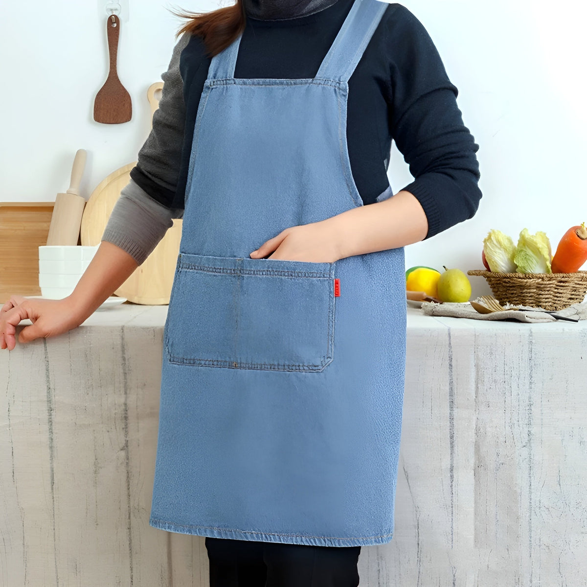 Icone DenimApron mit geräumiger Tasche