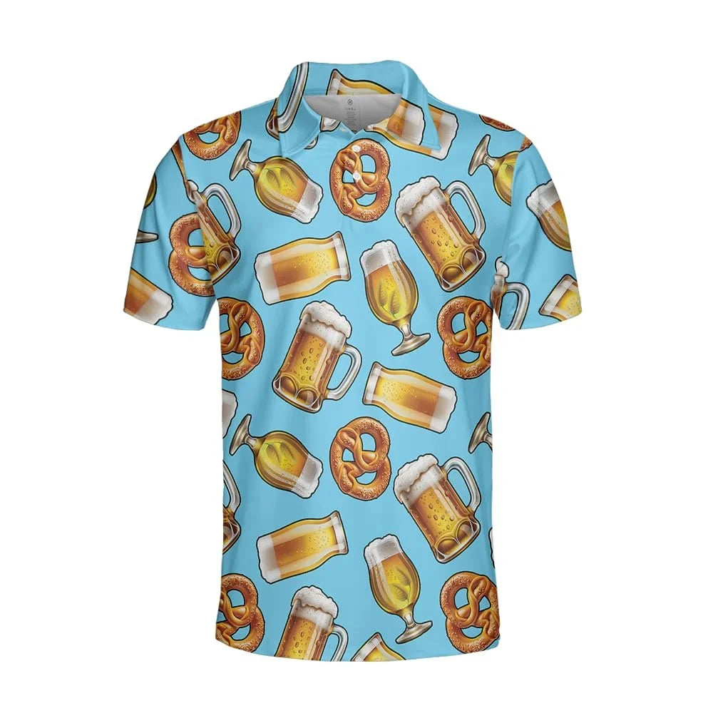 Oktoberfest Poloshirt, Trachten Look Unisex S-4XL