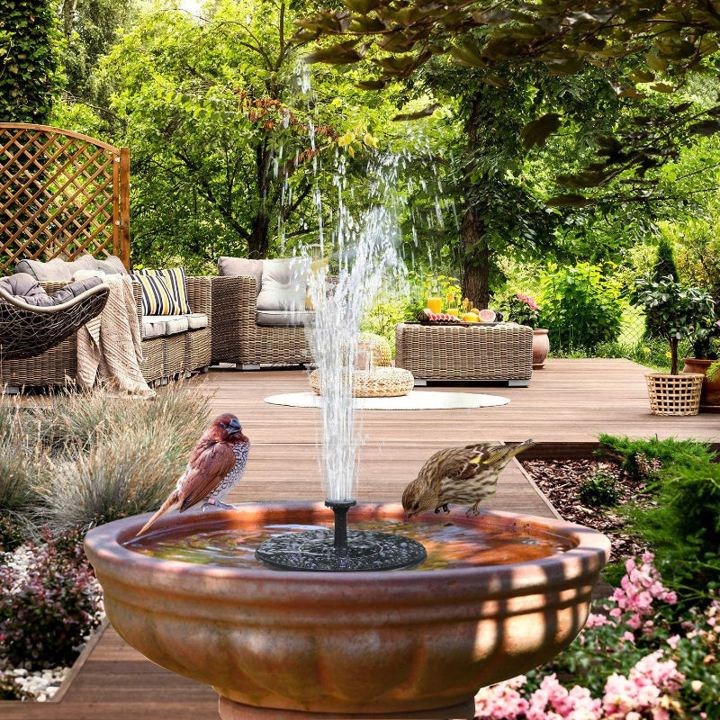 SolarFountain – Schwimmende Solar-Wasserpumpe für den Gartenbrunnen