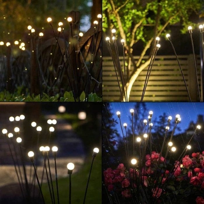 FireFlies – Solarbetriebene Glühwürmchen-Gartenleuchte, Wasserdicht