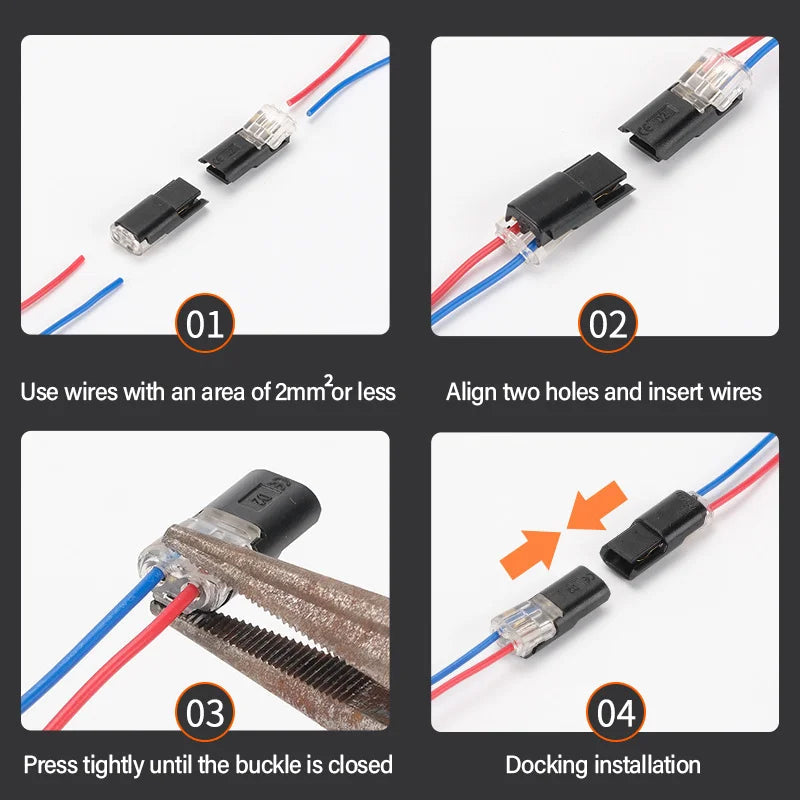 SolderlessConnector – Lötfreie Steckverbinder für Drähte