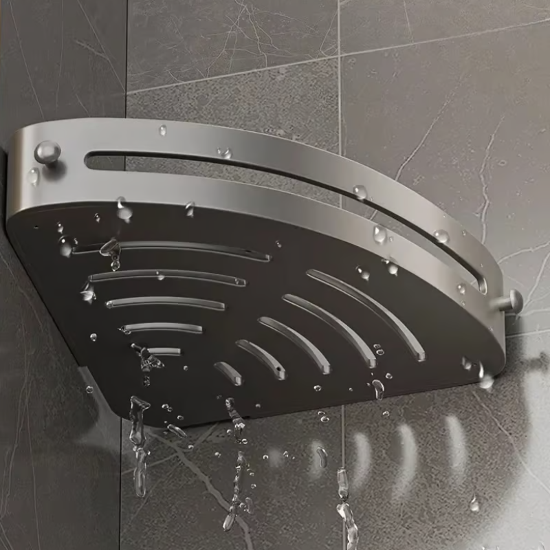 TriangleShelf Stanzfreies Eckregal Für Dusche Und Bad