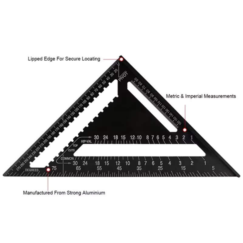 TriangleRuler Aluminiumlegierung