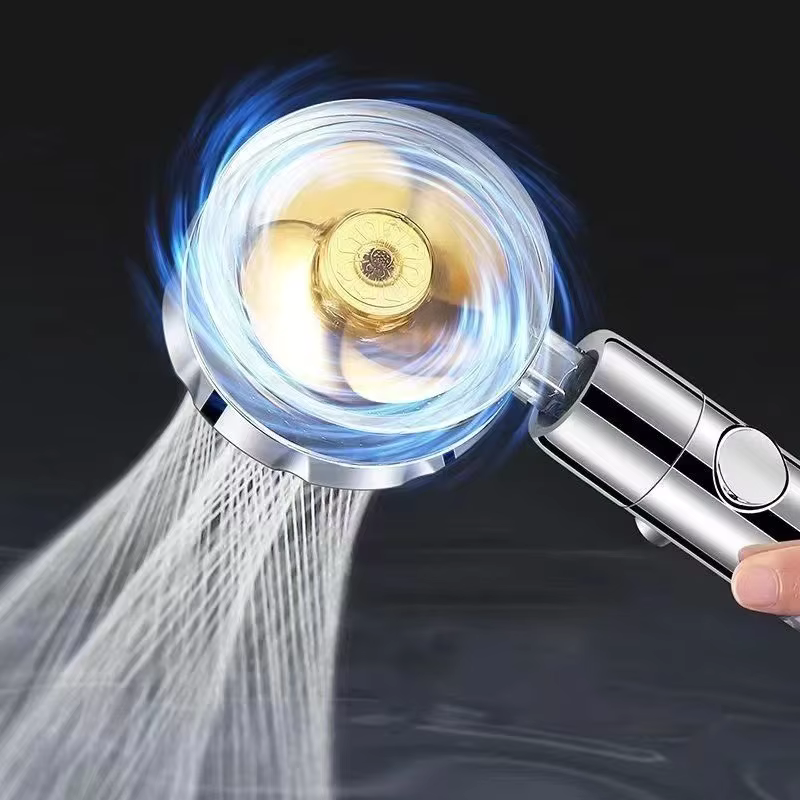 SpinShower 360-Grad Rotierender Hochdruck-Duschkopf