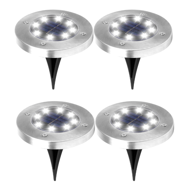 LEDSolar – LED Solarleuchten für Garten und Rasen, 4er Set