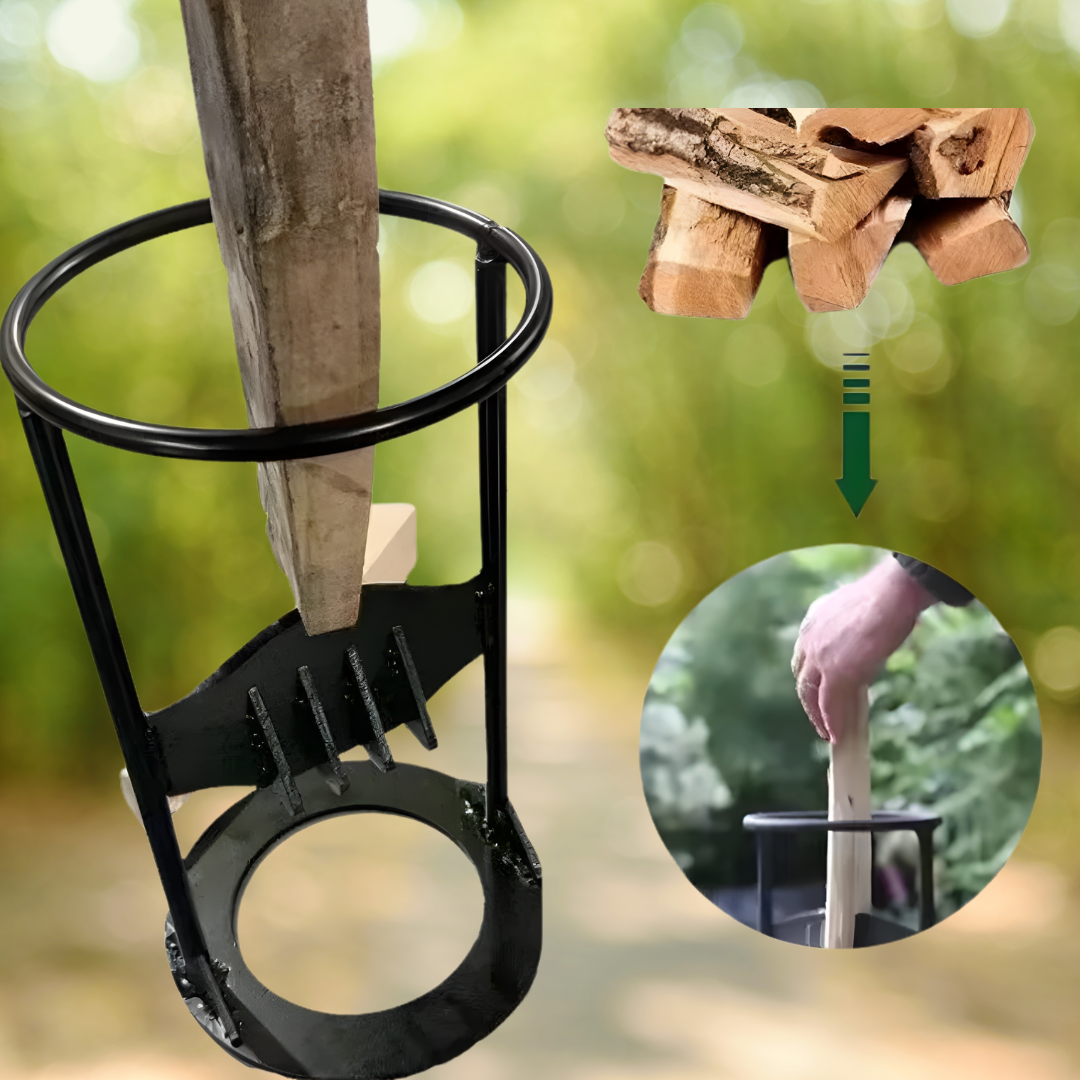 WoodSplitter Brennholzspalter aus Gusseisen