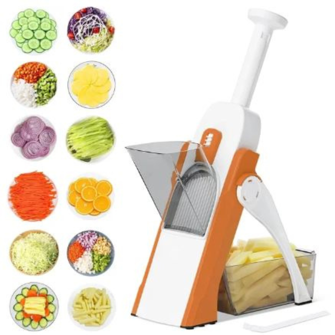 VeggieSlicer Gemüsehobel Multifunktional, Edelstahlklingen