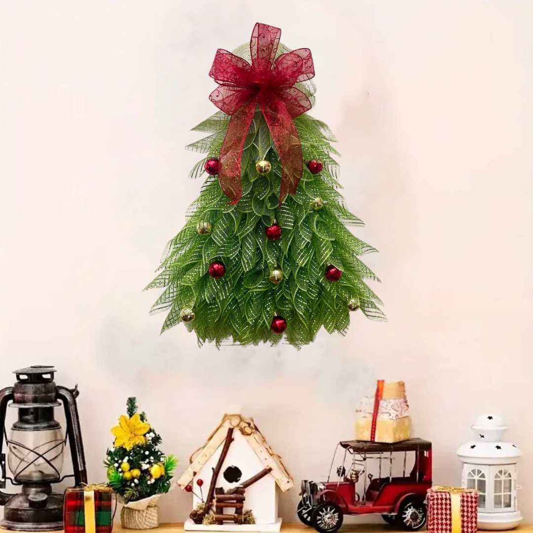 Weihnachtskranz Tür- und Wanddekoration – Klassisches Design