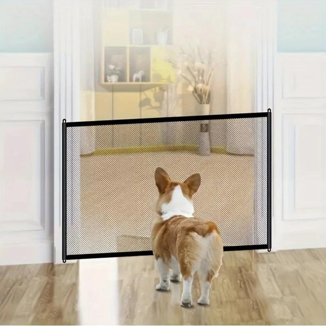 MagicGate Haustiergitter Tragbar, Ausziehbares Absperrgitter