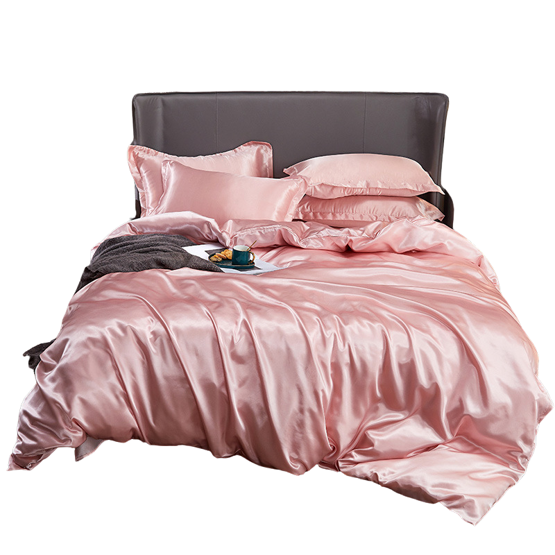 SatinSheet – Glänzendes Satin-Bettwäsche-Set