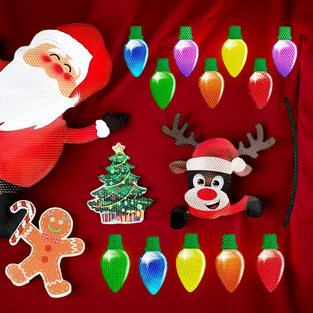 Magnetische Weihnachtslichter Auto – Reflektierendes Deko-Set Außen