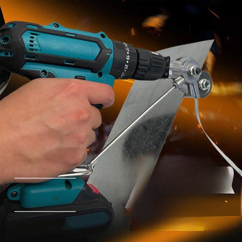 ShearCutter – Elektrischer Blechschneider-Aufsatz für Bohrmaschinen