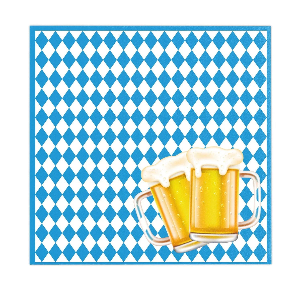 Oktoberfest Partygeschirr-Set für 12 Personen, Einweg mit Tischdecke