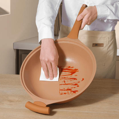 Antihaft-Wok mit Deckel & Dampfkorb