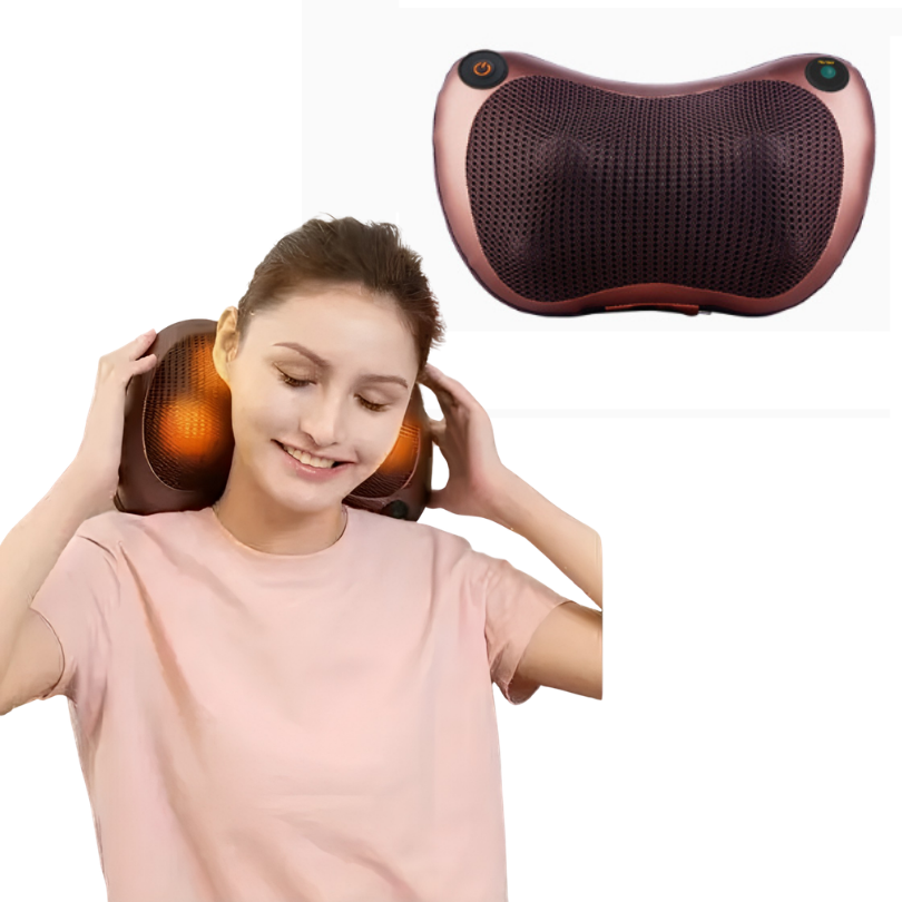 MassagePillow – Tragbares Massagekissen mit Wärmefunktion