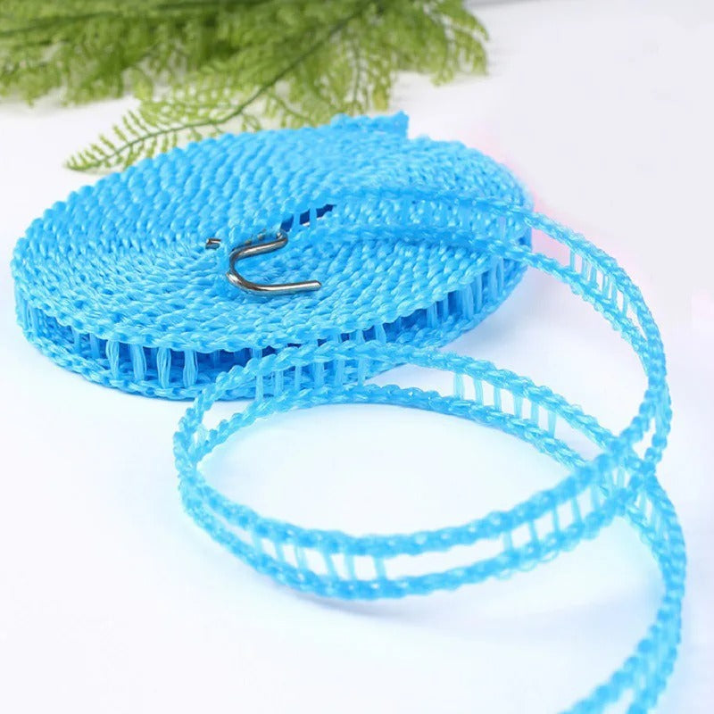HangingLine – Tragbare Wäscheleine mit Windschutz-Gitter, 5 m