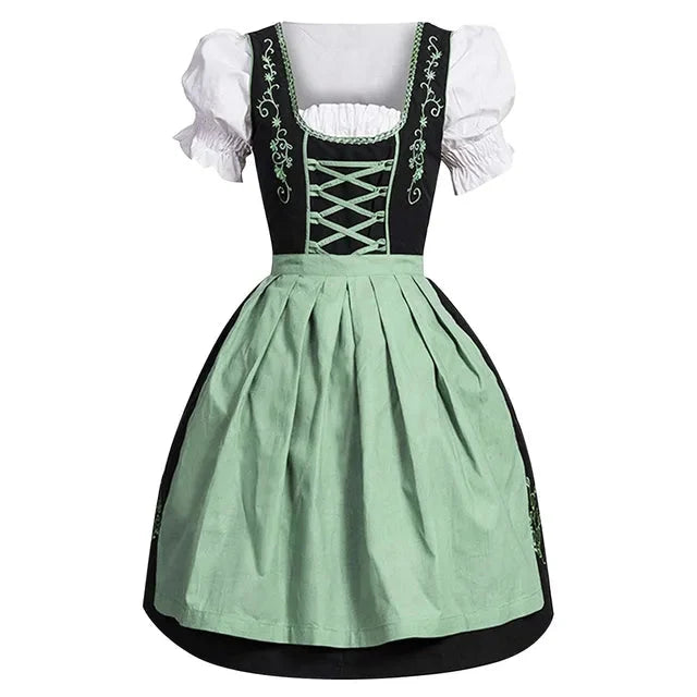 Oktoberfest Kleid Damen Festlich, Trachtenkleid Elegant