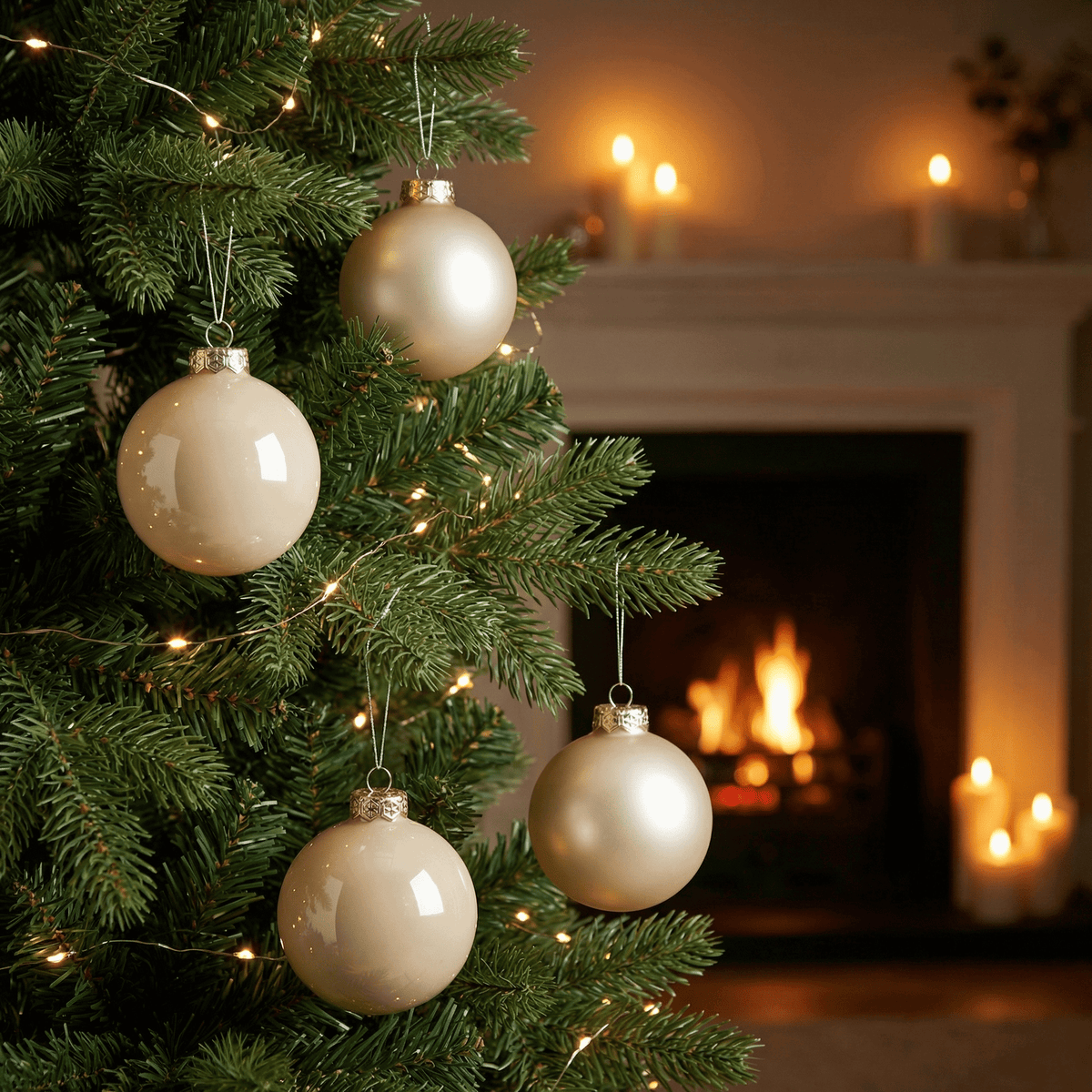 Weihnachtskugeln Perle Sparset – 3 Größen