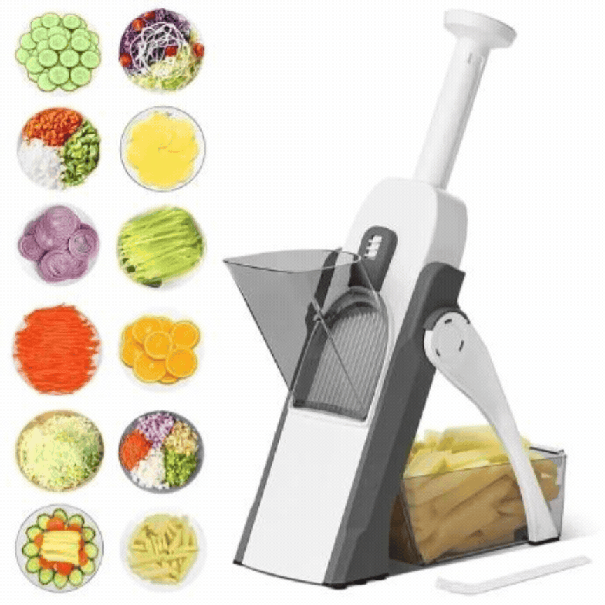 VeggieSlicer Gemüsehobel Multifunktional, Edelstahlklingen