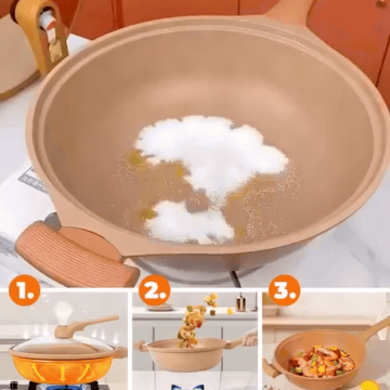WokPan Kochanleitung in 3 Schritten